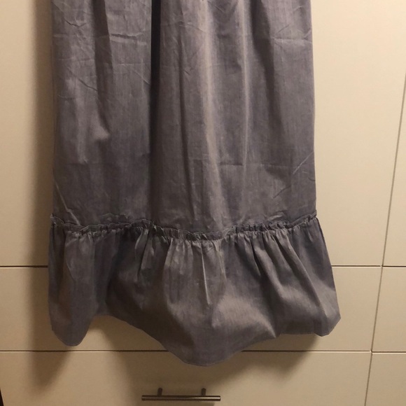 Urban Outfitters | Blue Plunging Neck Dress | 4 - Picture 2 of 5